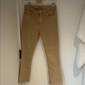 Women's AG jeans light gold 25R cropped